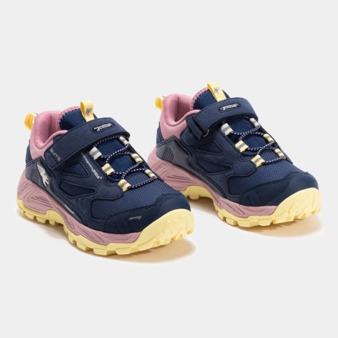 Joma Quito Jr 25 Waterproof Granatowo Różowe - buty trekkingowe dla dzieci