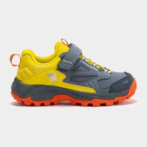 Joma Quito Jr 25 Waterproof Szaro Żółte - buty trekkingowe dla dzieci