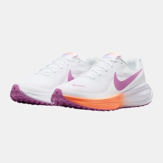 Buty do biegania Nike Revolution 8 damskie biało-pomarańczowo-różowe HJ8485-108