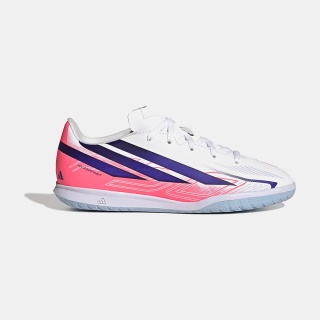 Buty halowe do piłki nożnej dla dzieci adidas F50 Hyperfast Club białe