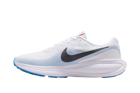 Buty do biegania Nike Revolution 8 męskie biało-błękitne HJ9198-108
