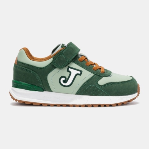 Joma Tornado Jr biało-zielone - buty sportowe dziecięce