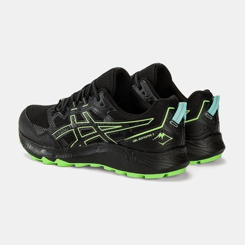 Asics Gel-Sonoma 7 czarno-zielone – widok od strony wewnętrznej