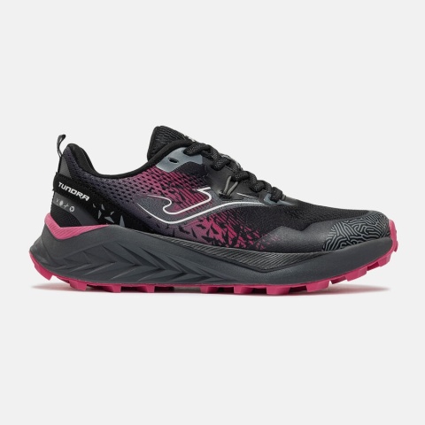 Joma Tundra damskie czarno-różowe - buty do biegania w terenie