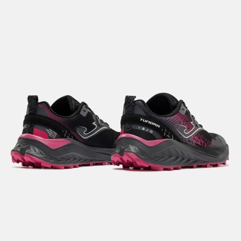 Joma Tundra damskie czarno-różowe - buty do biegania w terenie