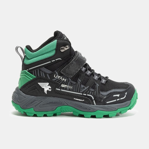 Buty trekkingowe dla dzieci Joma Utah Jr Waterproof czarno-zielone