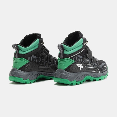 Buty trekkingowe dla dzieci Joma Utah Jr Waterproof czarno-zielone