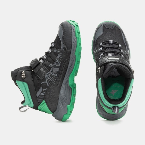 Buty trekkingowe dla dzieci Joma Utah Jr Waterproof czarno-zielone