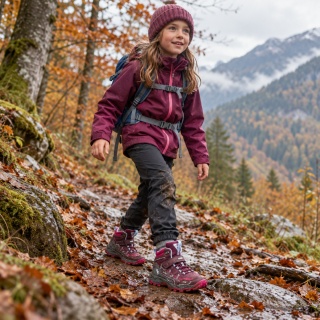 Buty trekkingowe dla dzieci Joma Utah Jr Waterproof fioletowe