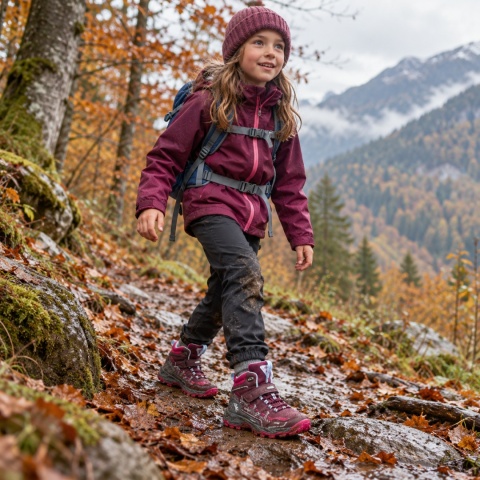 Buty trekkingowe dla dzieci Joma Utah Jr Waterproof fioletowe
