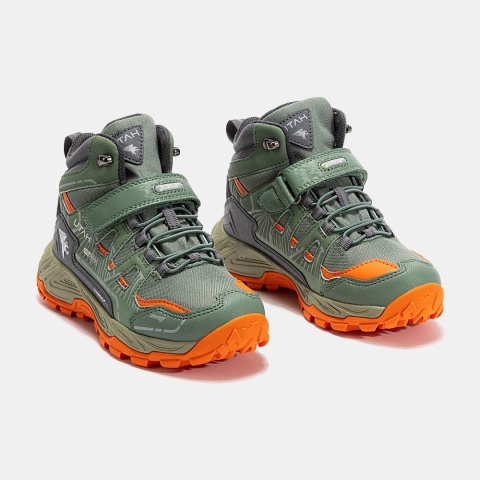 Buty trekkingowe dla dzieci Joma Utah Jr Waterproof khaki-pomarańczowe