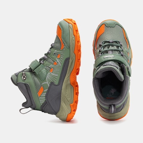 Buty trekkingowe dla dzieci Joma Utah Jr Waterproof khaki-pomarańczowe