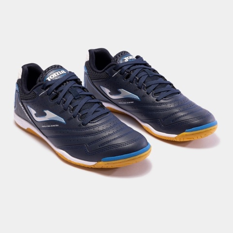 Buty halowe do piłki nożnej Joma Maxima granatowo-niebieskie
