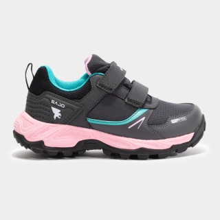 Joma Sajo Jr 2512 Ciemnoszaro-Różowe - buty trailowe dla dzieci