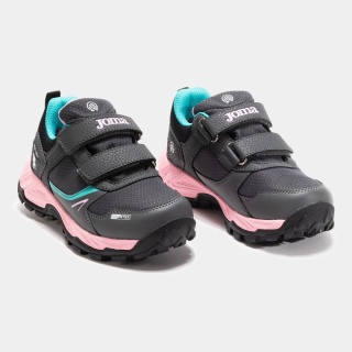 Joma Sajo Jr 2512 Ciemnoszaro-Różowe - buty trailowe dla dzieci