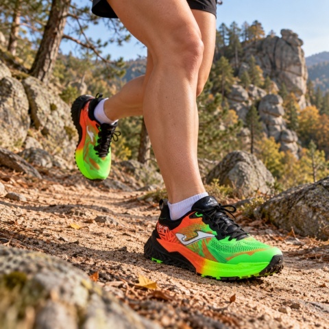 Joma TR-8 damskie jasnozielone - buty trailowe na średnie dystanse