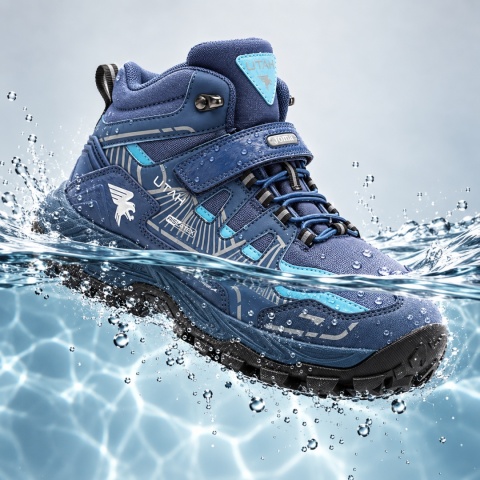 Joma Utah Jr Waterproof granatowe - buty trekkingowe dla dzieci