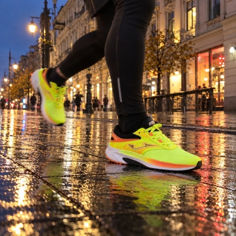 Joma Active męskie żółte fluo - buty biegowe na asfalt