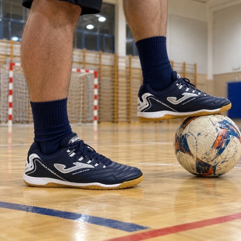 Joma Maxima 2503 granatowe - halowe buty do futsalu