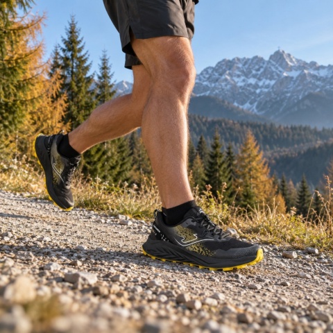 Joma Tundra męskie czarne - buty do biegania w terenie