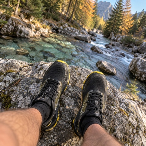 Joma Tundra męskie czarne - buty do biegania w terenie