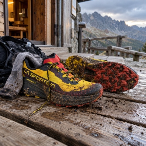 La Sportiva Prodigio 2 męskie żółto-czarne - buty trailowe