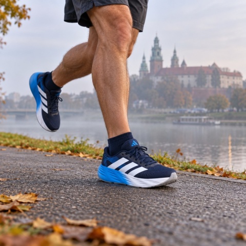 adidas Galaxy 8 LA1235 męskie granatowe - buty biegowe